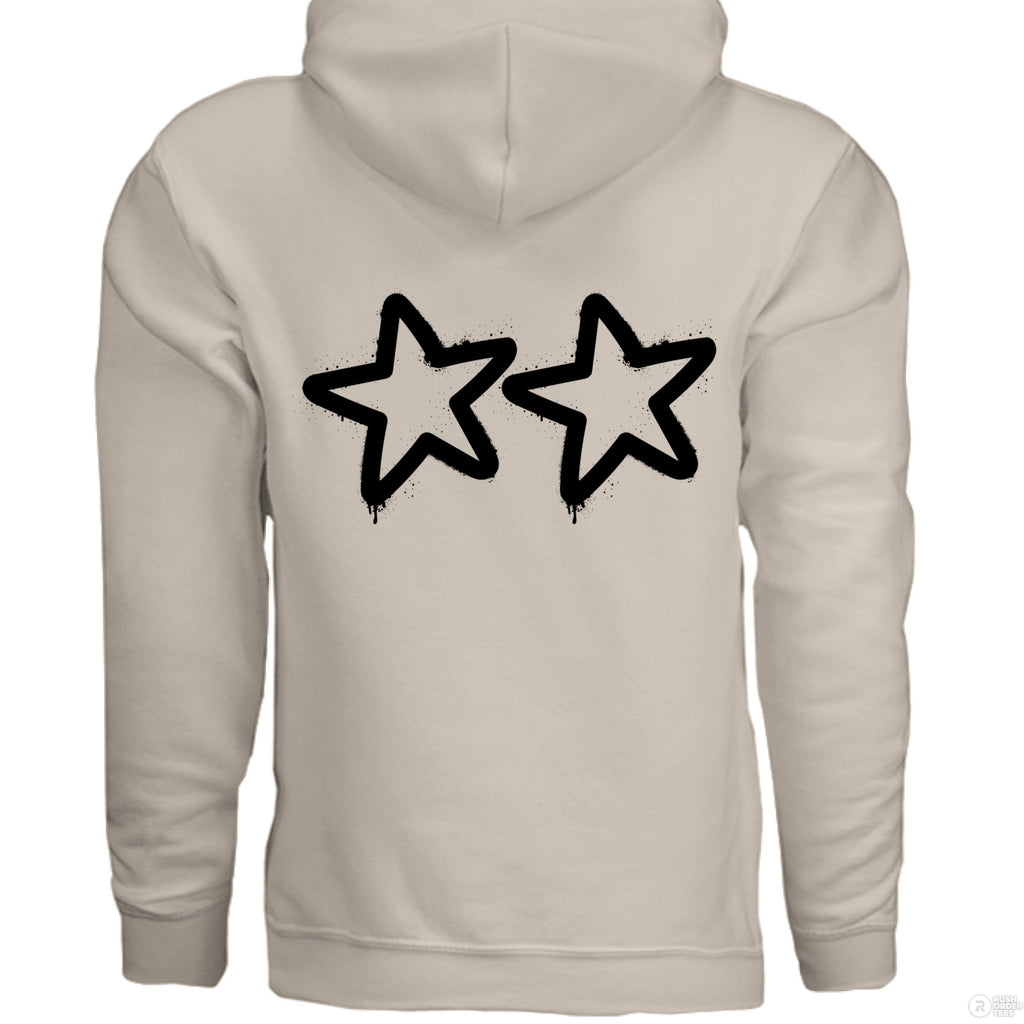Customizable: 2 Graffiti Star Heavy Blend Hoodie