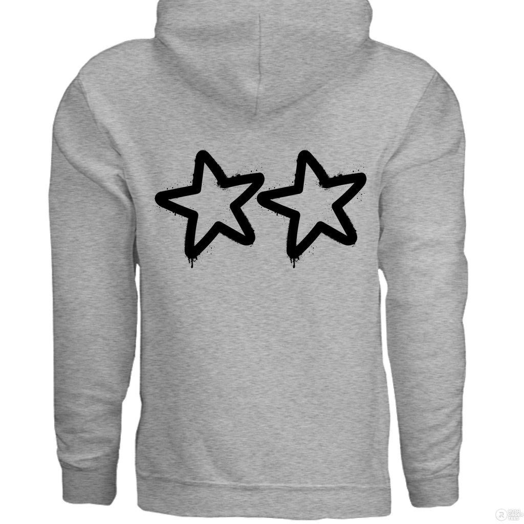 Customizable: 2 Graffiti Star Heavy Blend Hoodie
