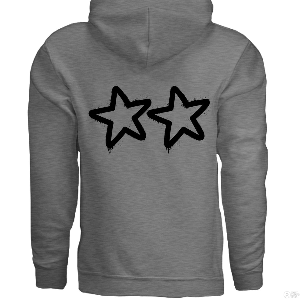 Customizable: 2 Graffiti Star Heavy Blend Hoodie