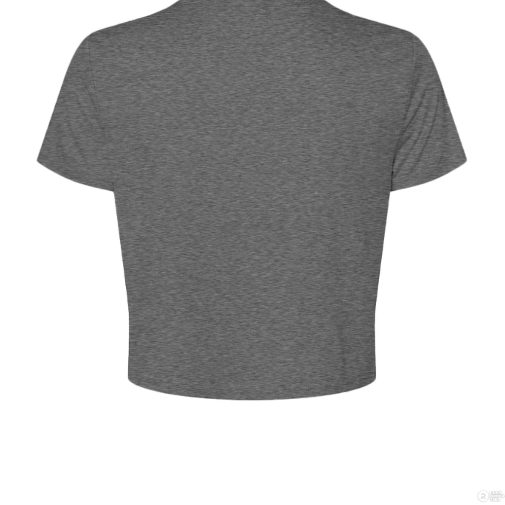 Customizable: Blue Coquette Flowy Cropped T-Shirt