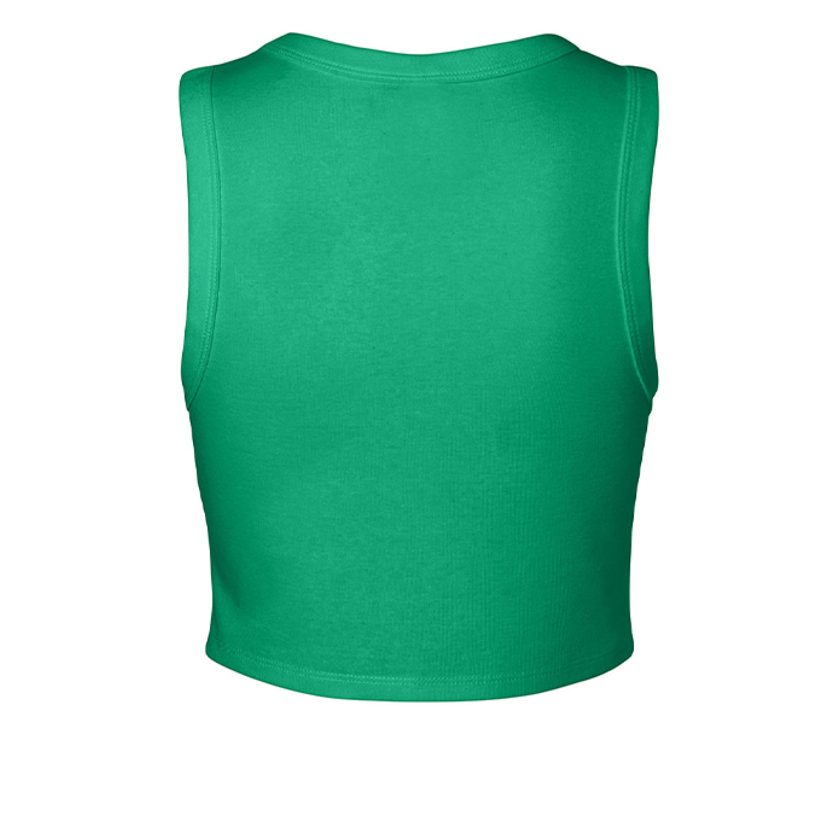 Customizable Cutie Bear Cropped Tank (customizable with Mascot, Logo, or Any Image)