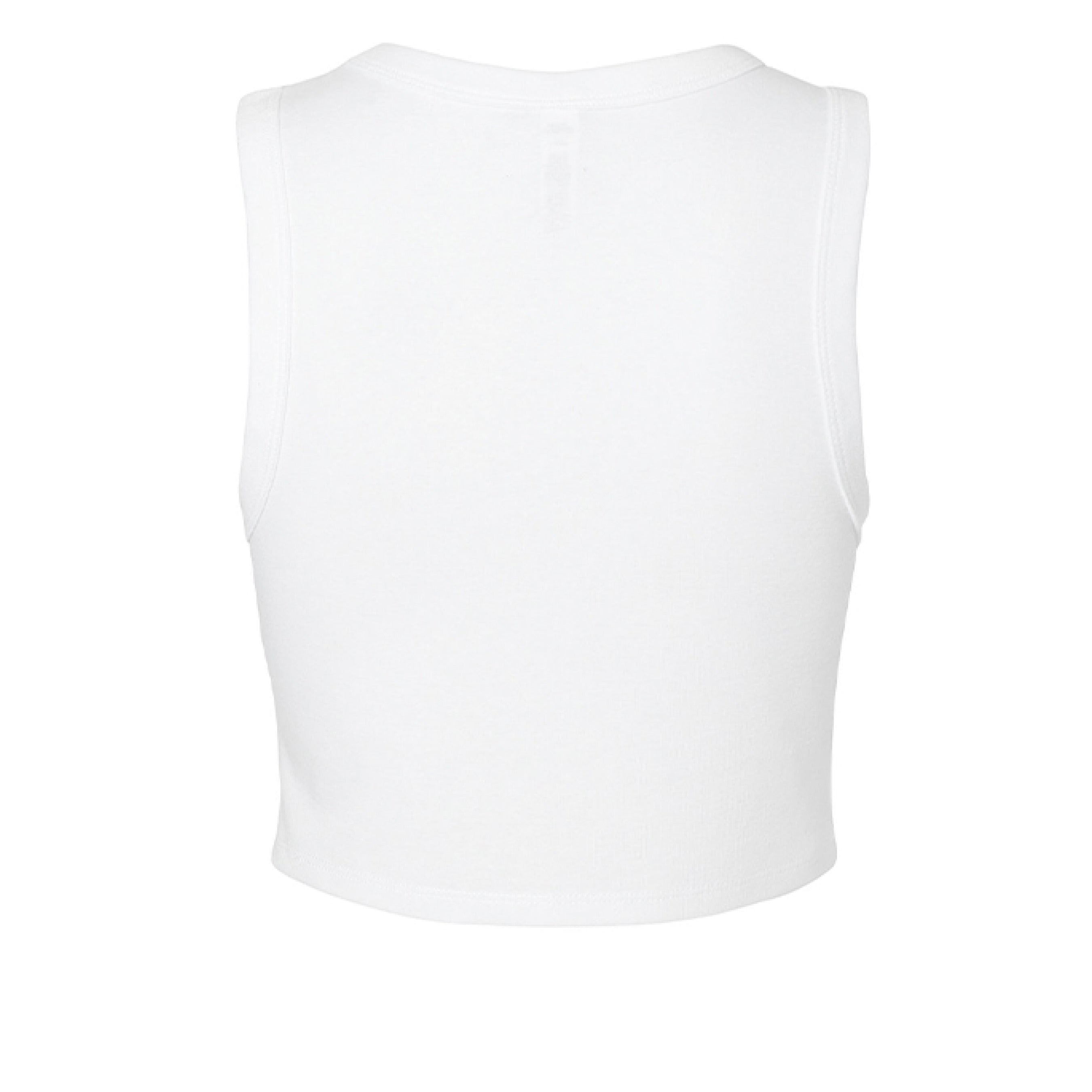 Customizable Cutie Bear Cropped Tank (customizable with Mascot, Logo, or Any Image)