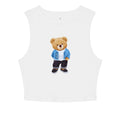 Customizable Cutie Bear Cropped Tank (customizable with Mascot, Logo, or Any Image)