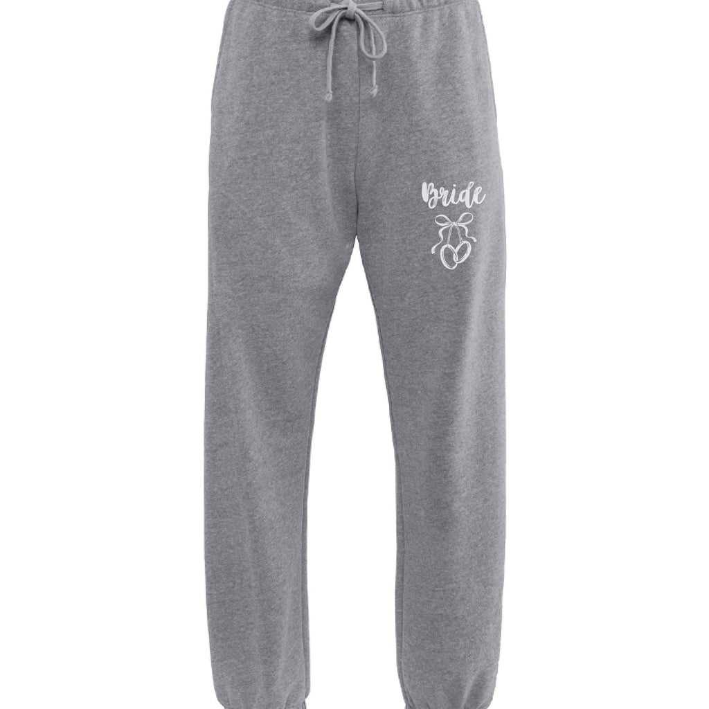 White Interlocking Rings Bride Sweatpants