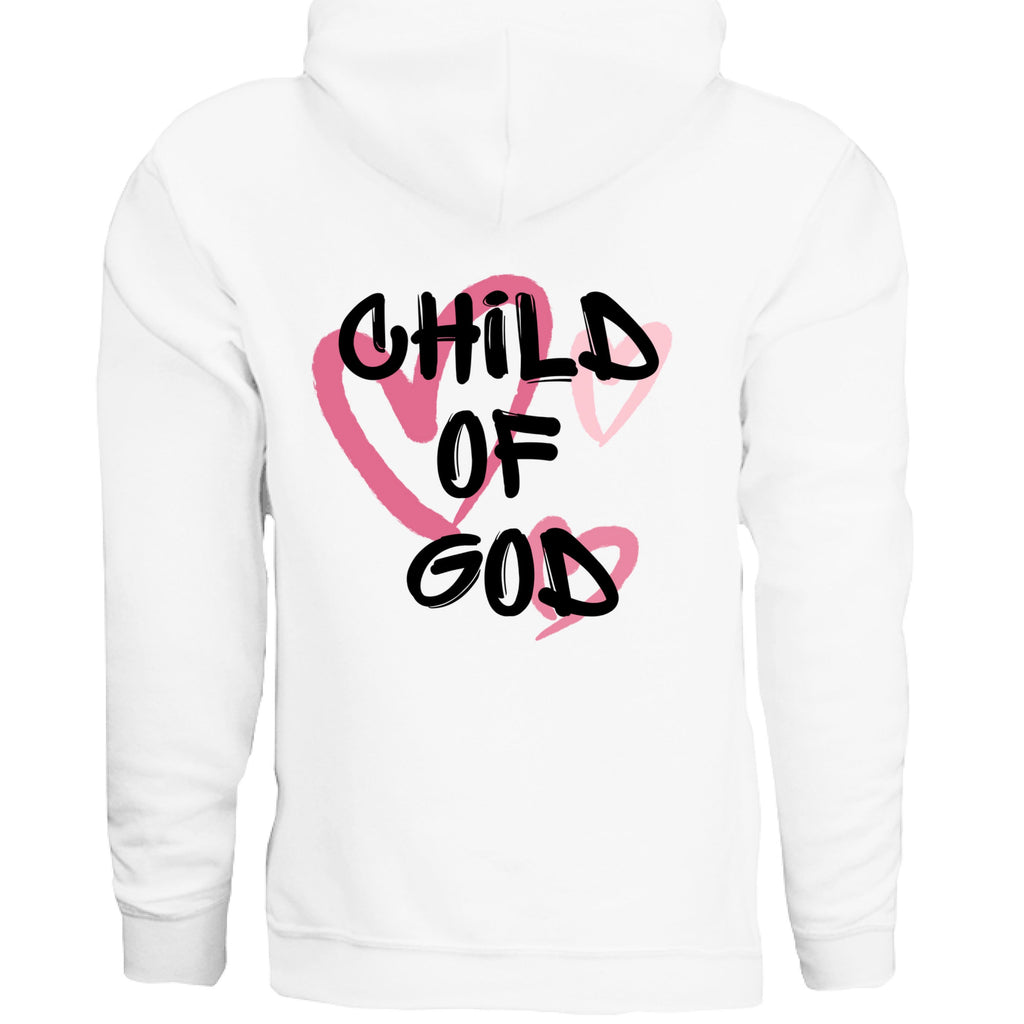 Child of God Pink Hearts Hoodie