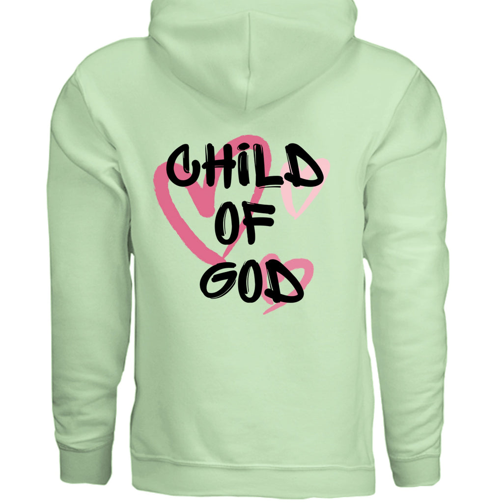 Child of God Pink Hearts Hoodie