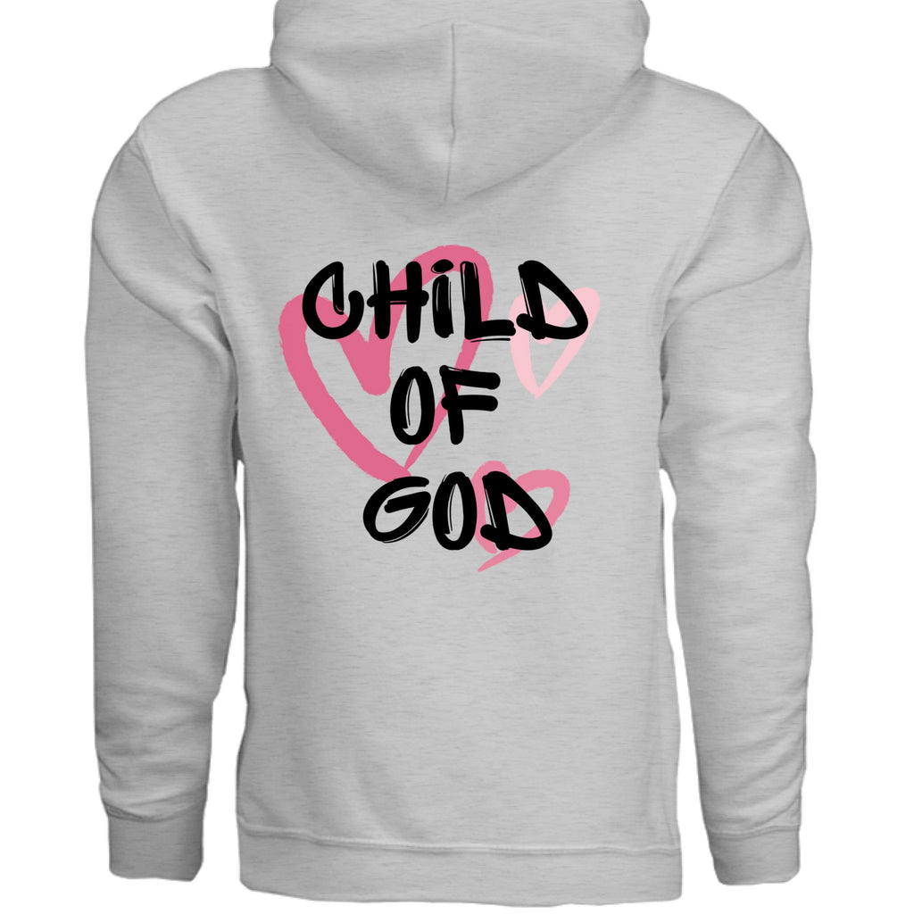 Child of God Pink Hearts Hoodie