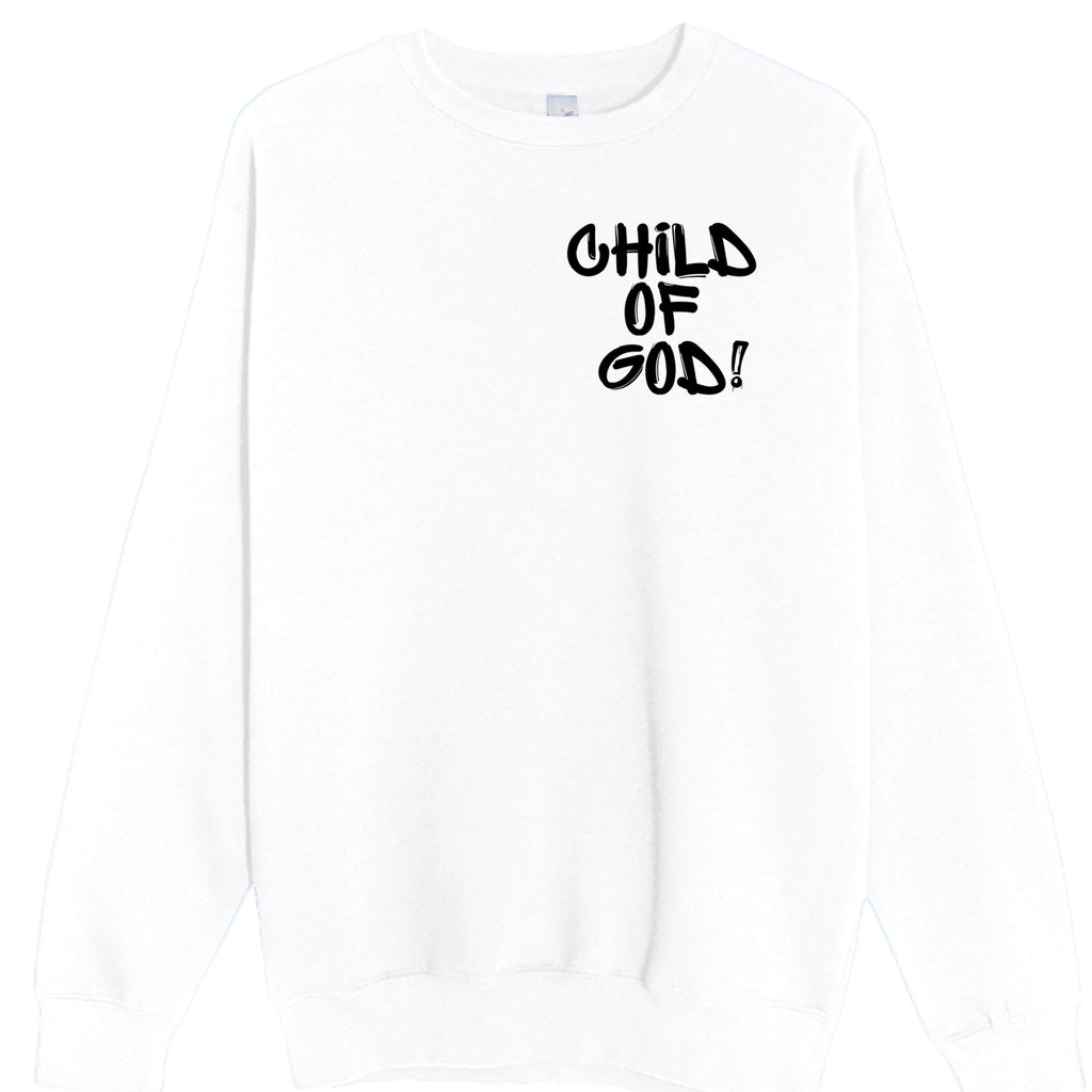 Child of God in Premium Crewneck Sweatshirt