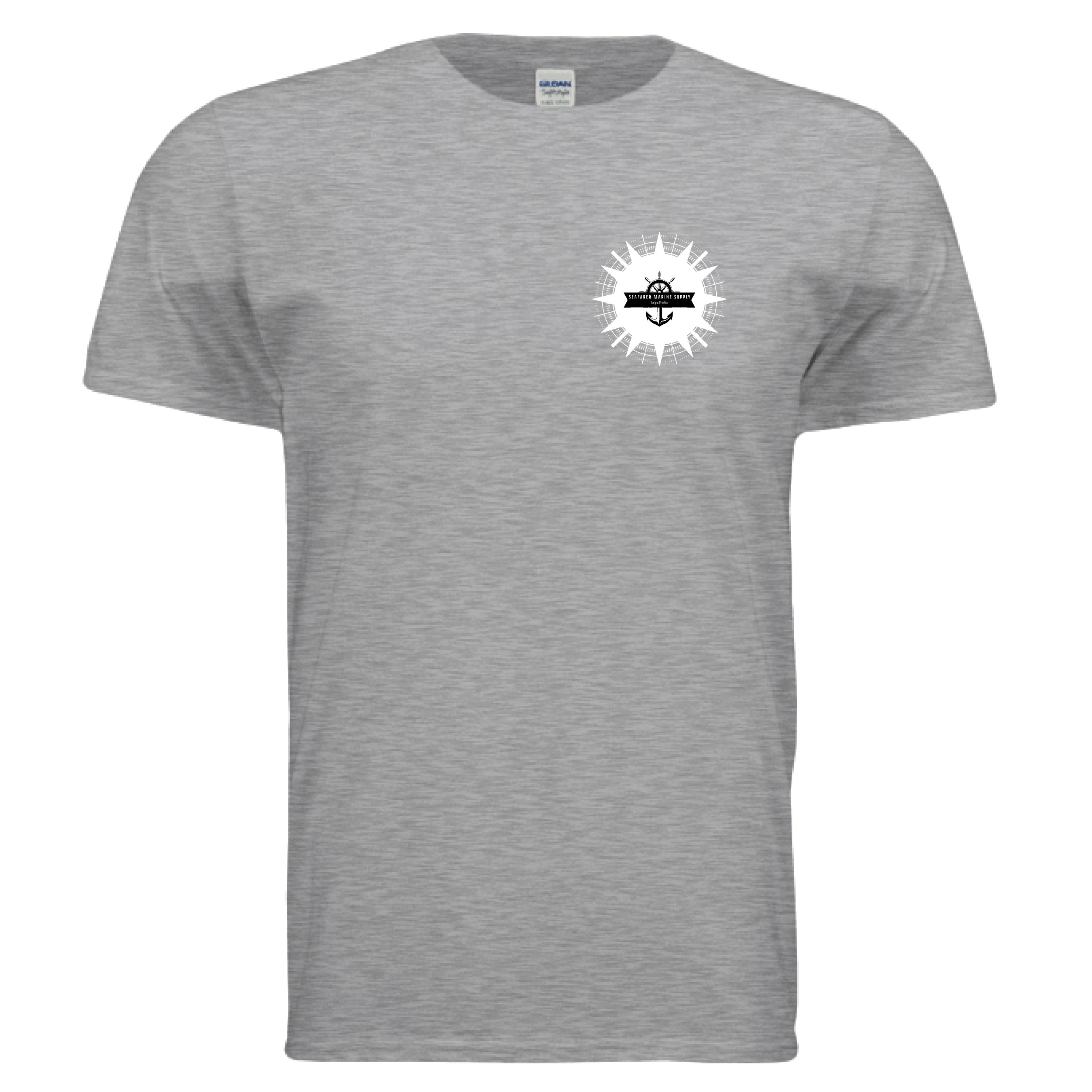 SMS Gildan Soft T-shirt (back logo 2)