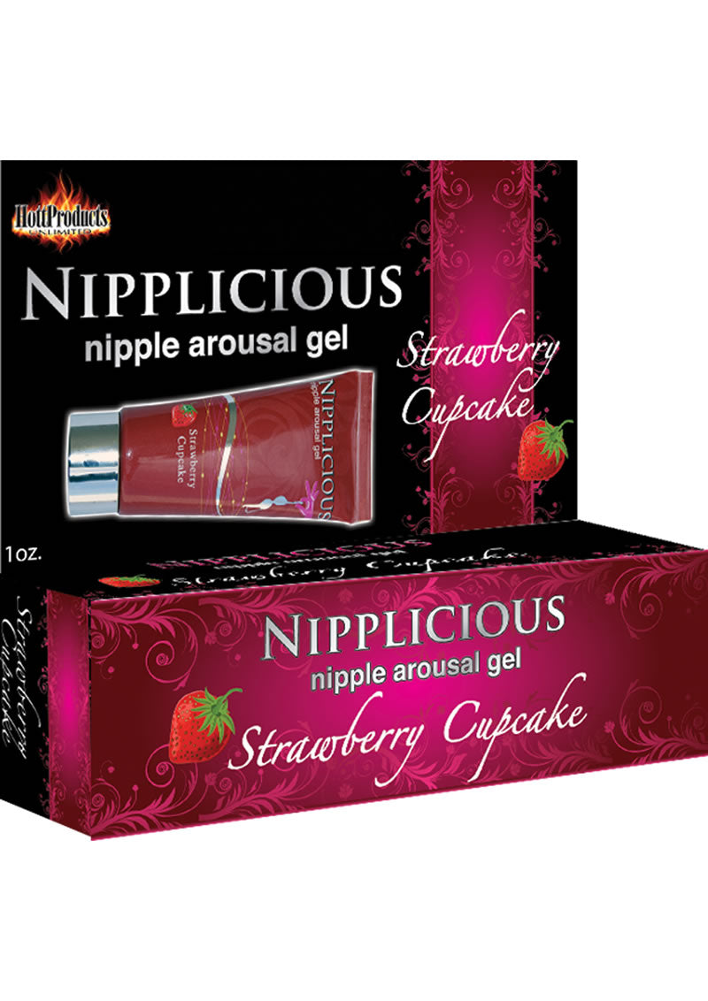 Nipplicious Nipple Arousal Gel Strawberry Cupcake