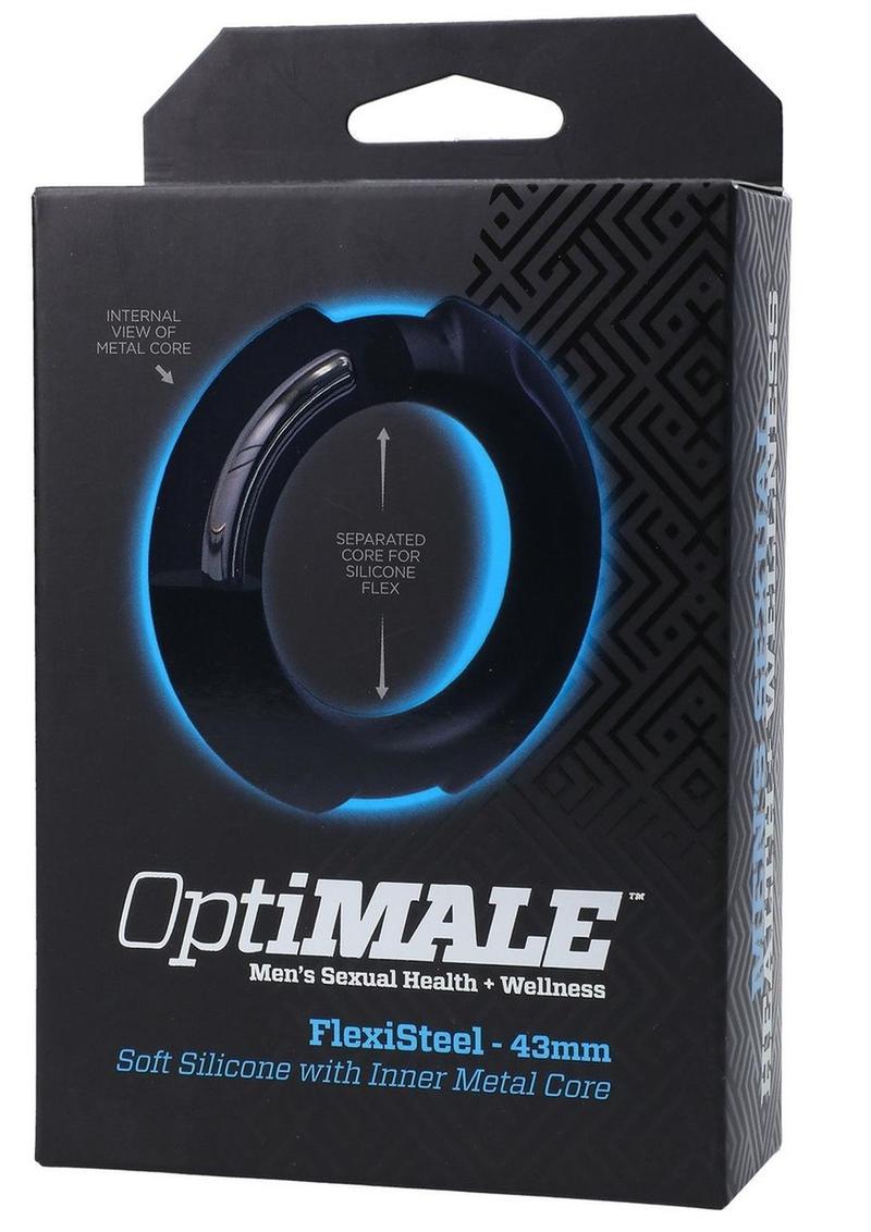 Optimale Flexisteel Soft Silicone with Inner Metal Core Cock Ring