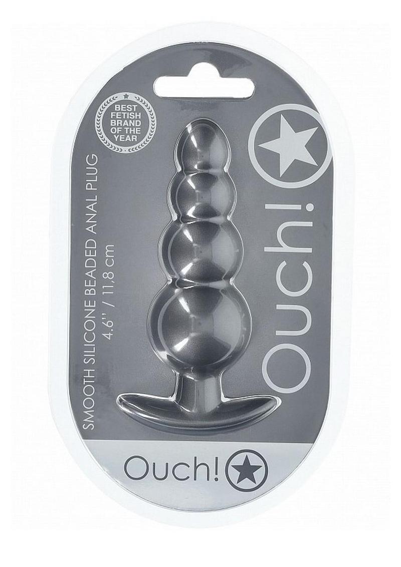 Ouch! Beaded Anal Plug Silicone