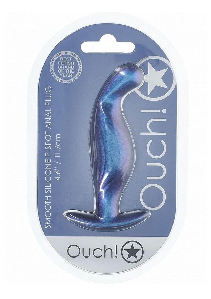 Ouch! P-Spot Anal Plug Silicone - Metallic