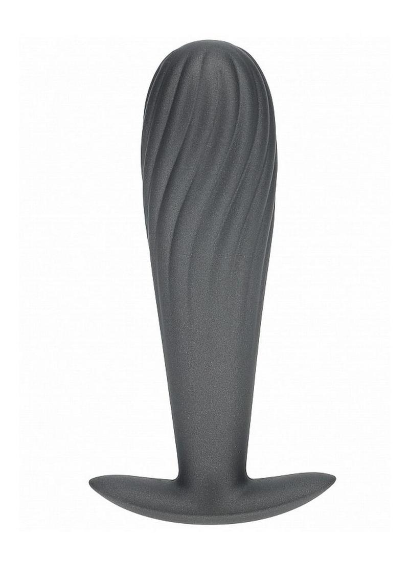 Ouch! Ribbed Anal Plug Silicone