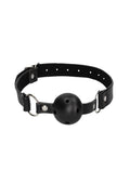 Ouch! Silicone Bit Gag with Adjustable Bonded Leather Straps