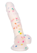 Party Boy Silicone Studs Dong with Suction Cup 5.25in Insert