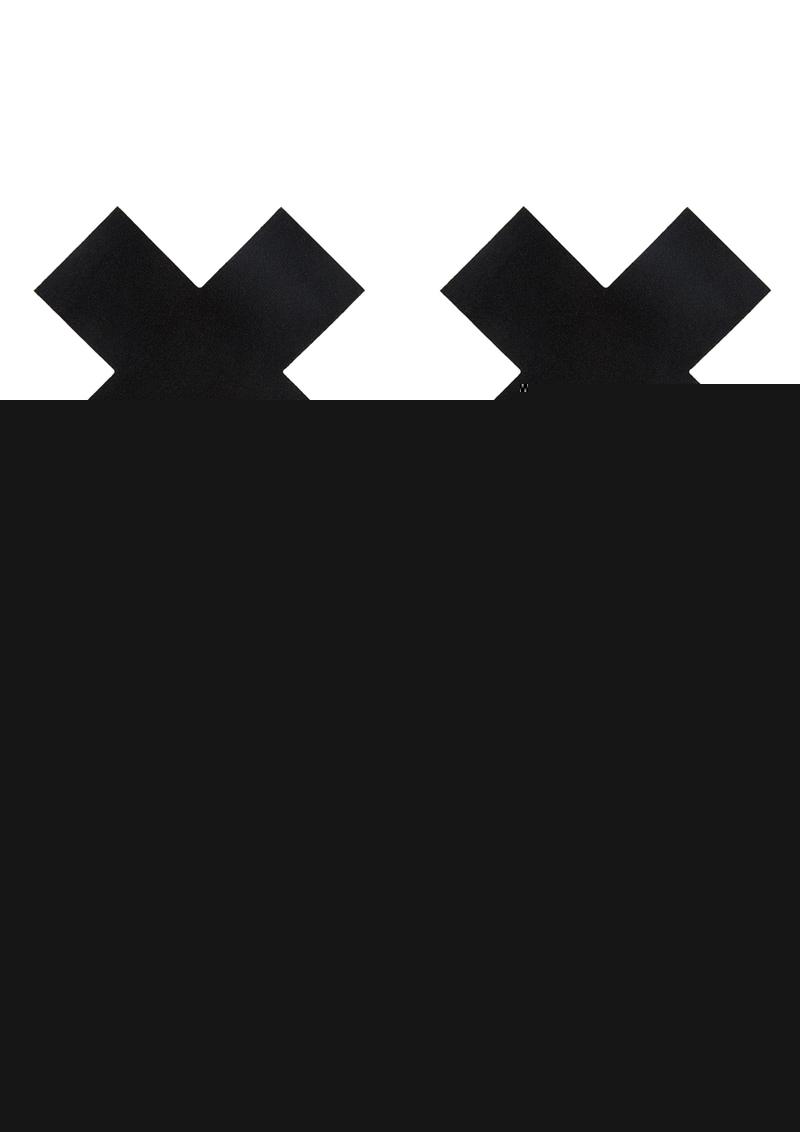 Peekaboo Classic Black X Pasties