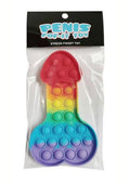 Rainbow Penis Pop-It Fidget Toy