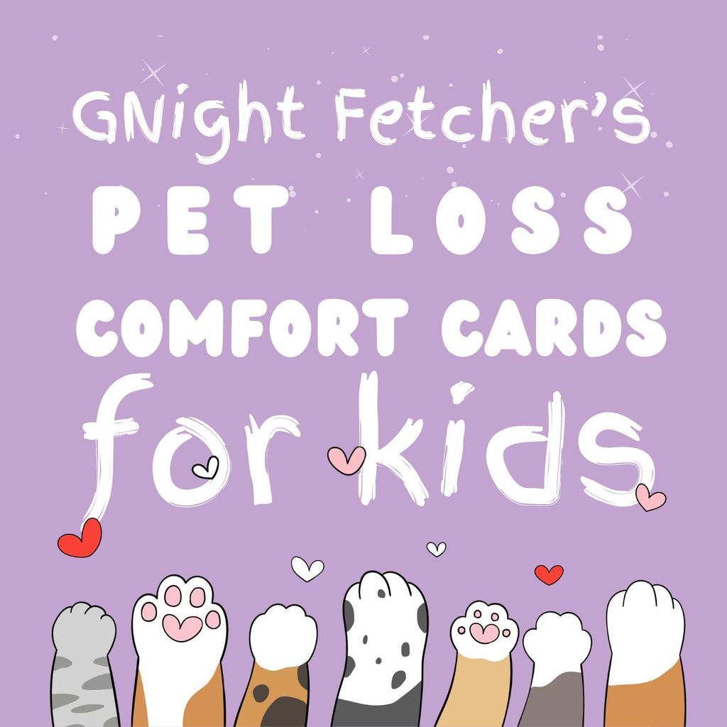 For Kids: Pet Loss Comfort Cards - 51 Affirmations with Prompts