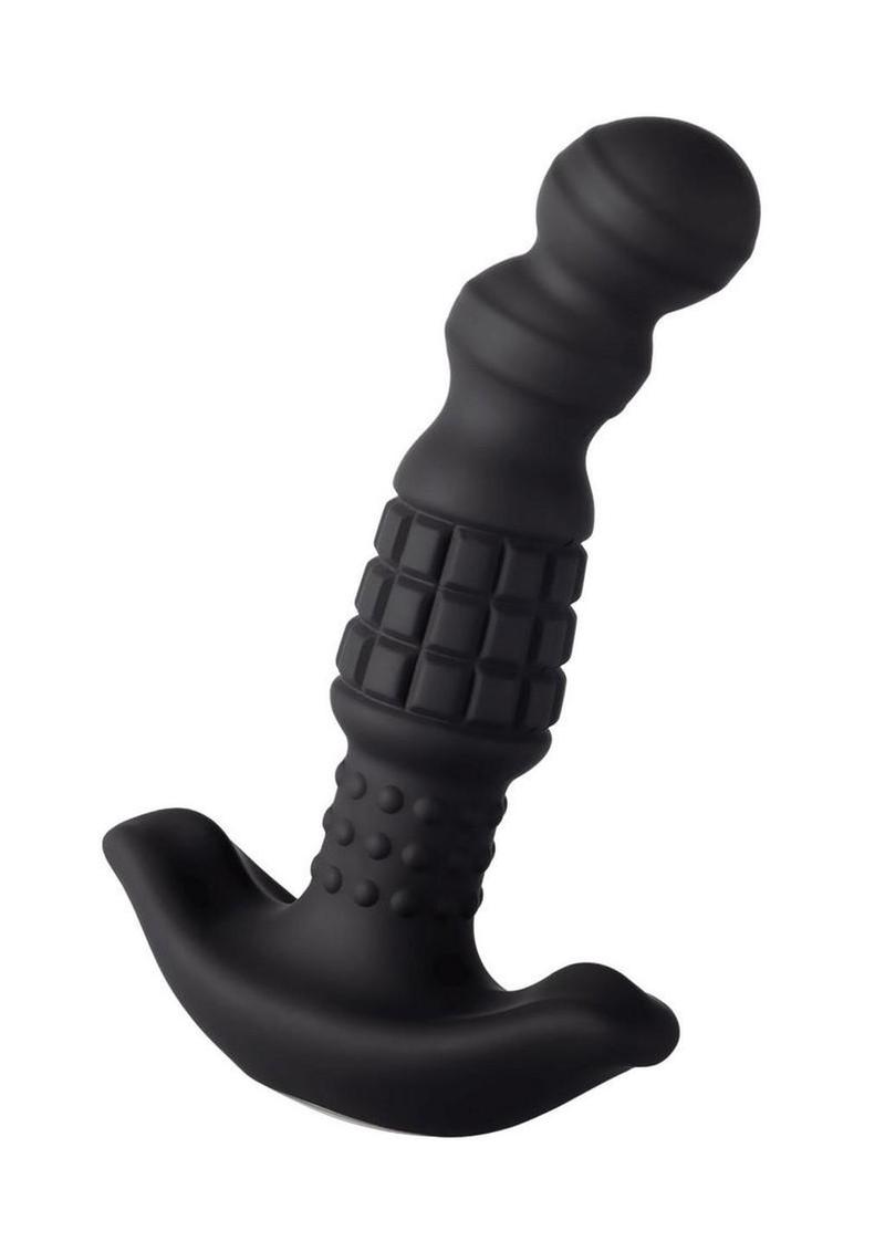 Pineapple Man Rolling Bead Vibrating Rechargeable Silicone Prostate Massager