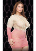 Pink Dusk Long Sleeve Mini Dress