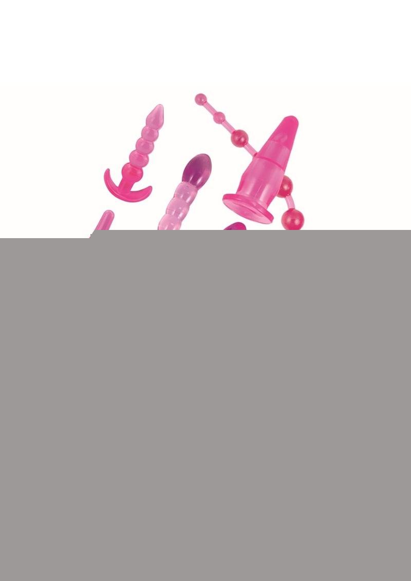 Pink Elite Collection Vibrating Supreme Anal Play Kit