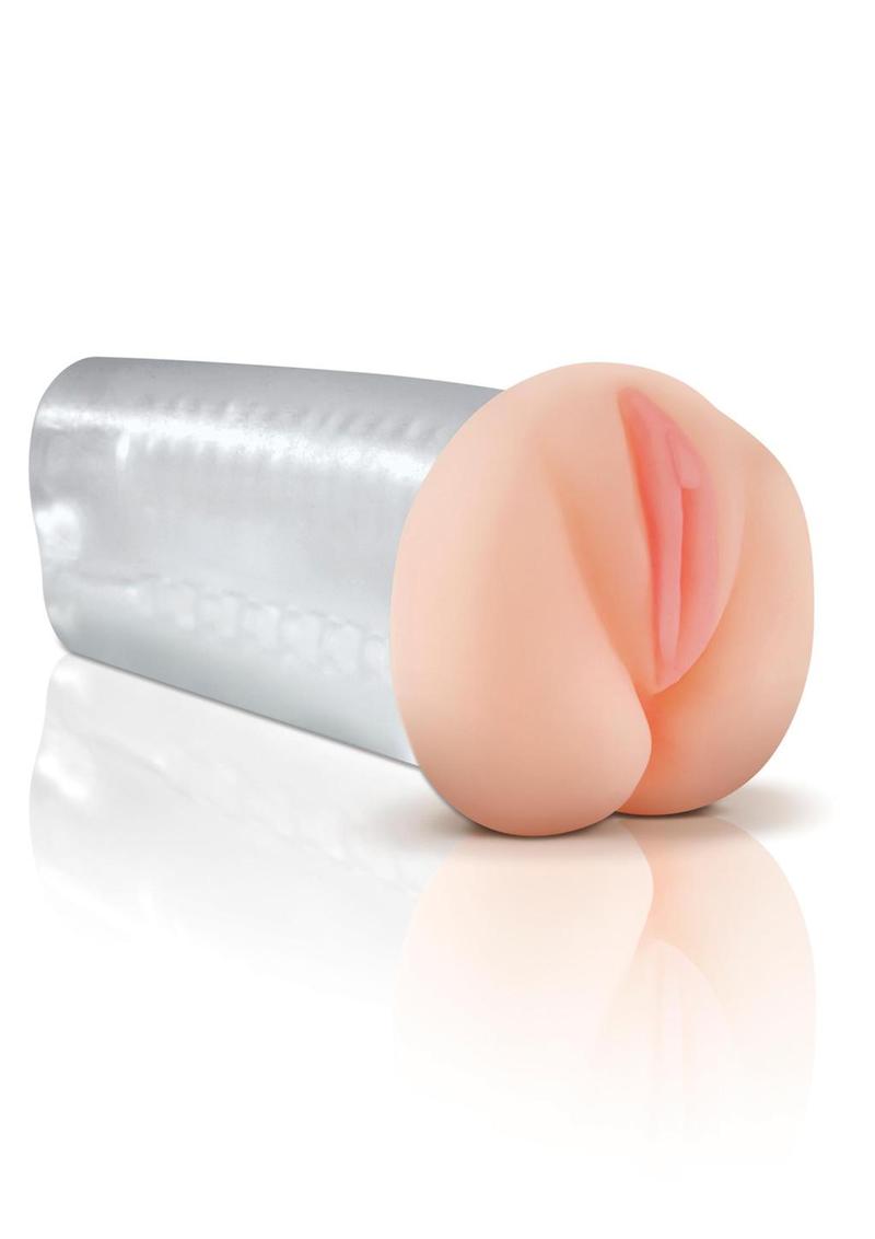 Pipedream Extreme Toyz Deluxe See-Thru Stroker Masturbator - Pussy and Butt