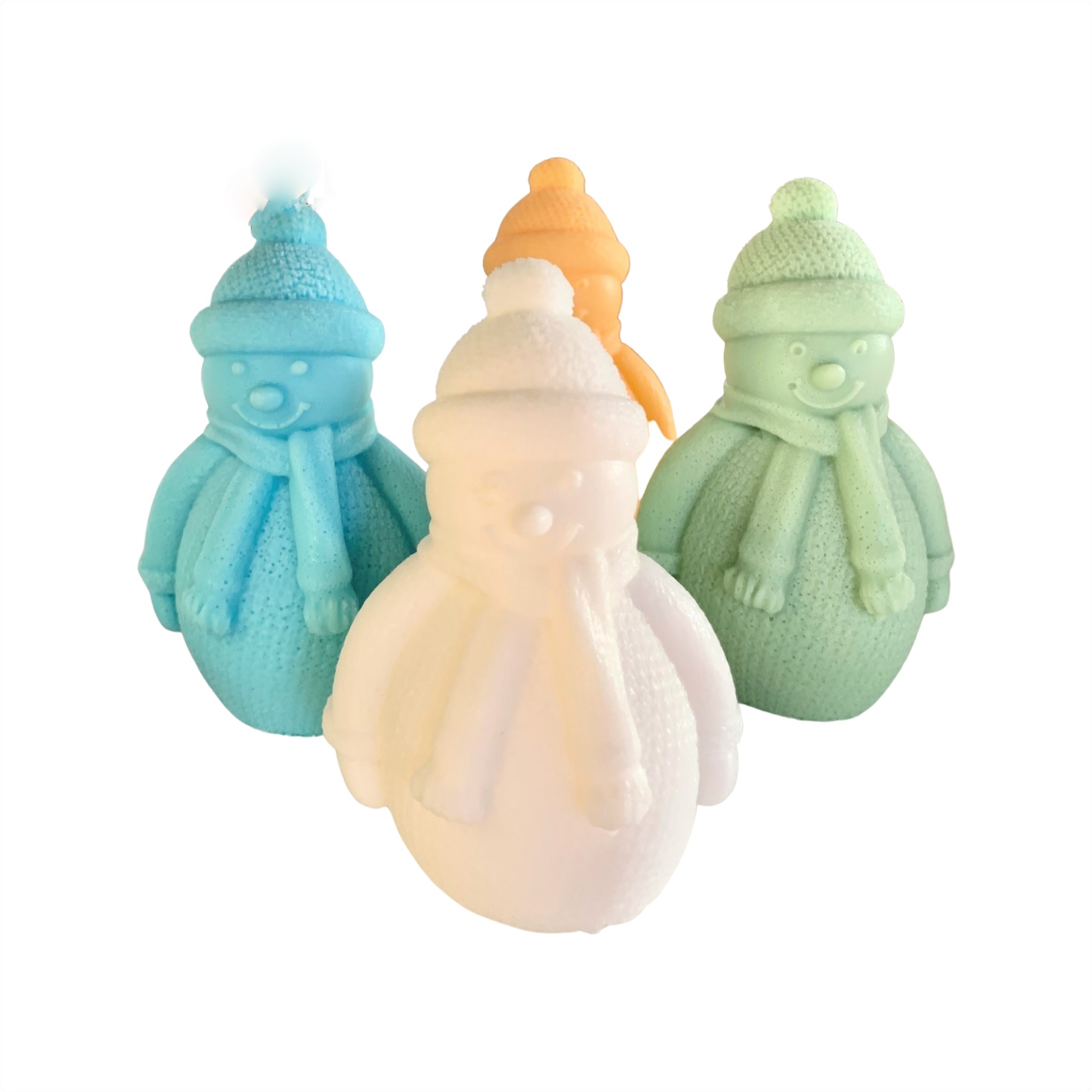 3D Snowman Soaps