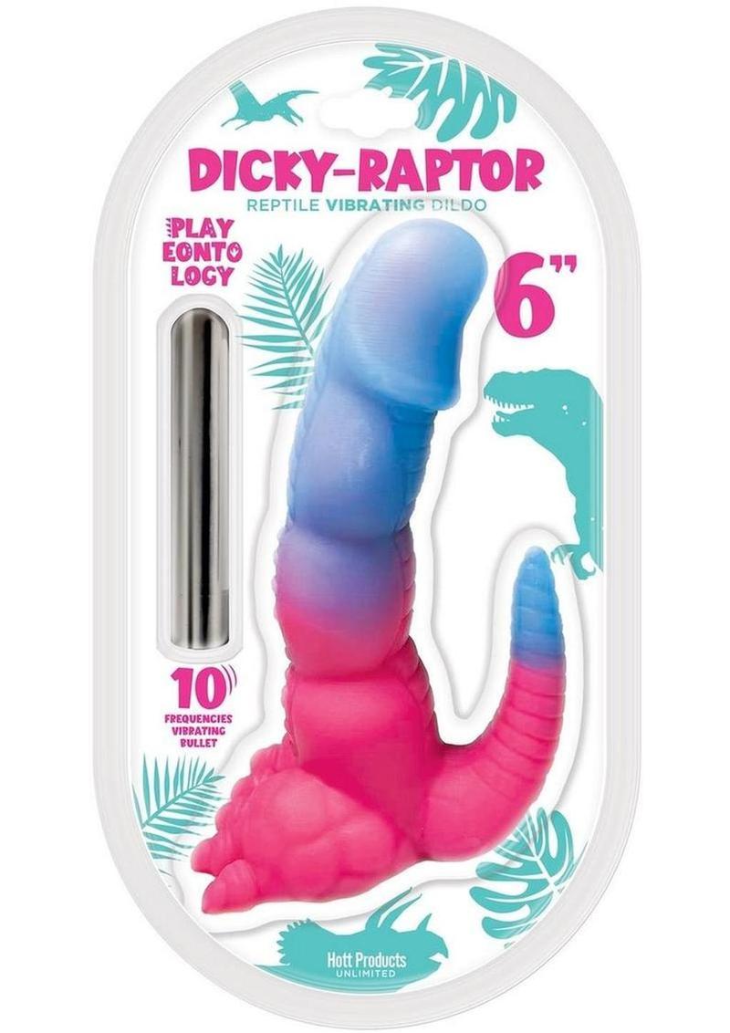 Playeontology Series Dicky Raptor Rechargeable Silicone Vibrating Dildo