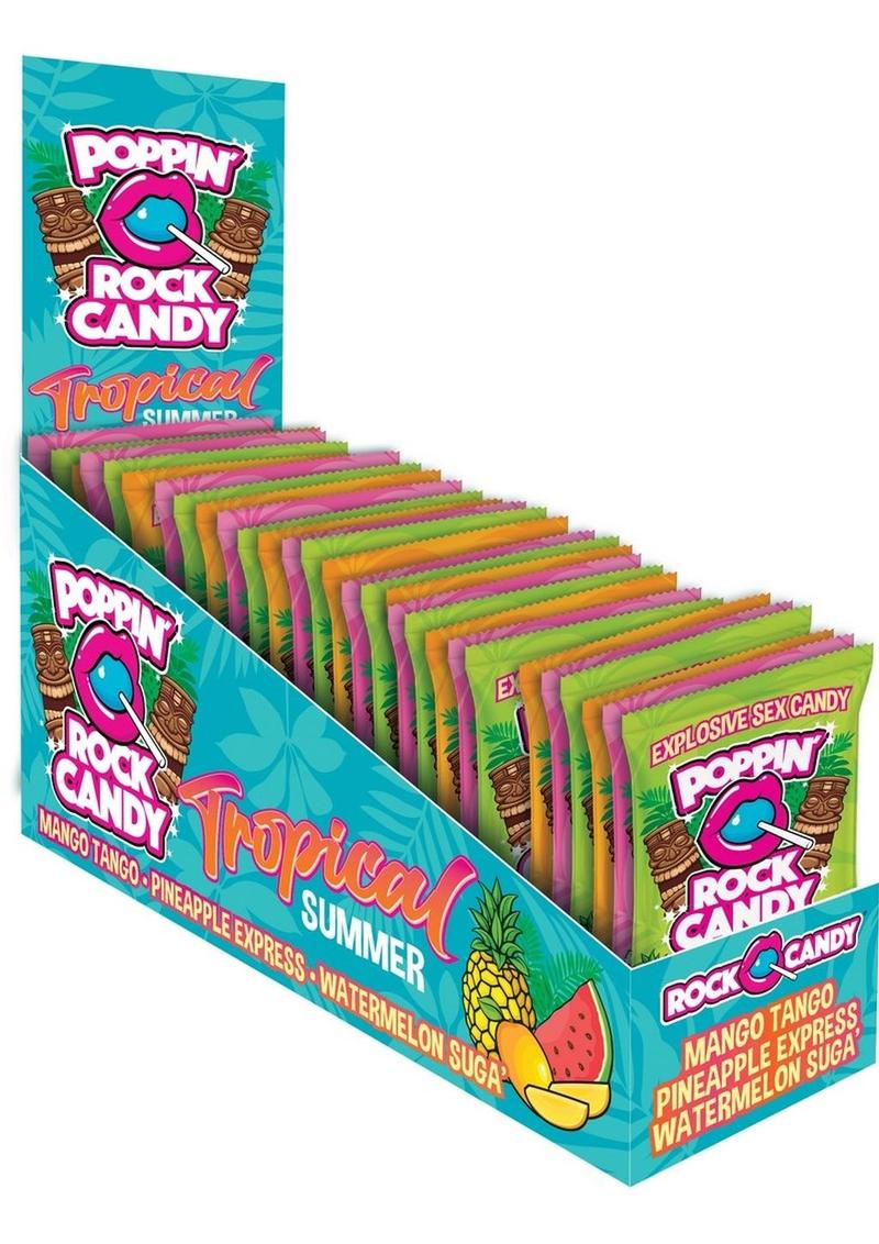 Popping Rock Candy Display- Tropical Fruit Oral Sex Candy