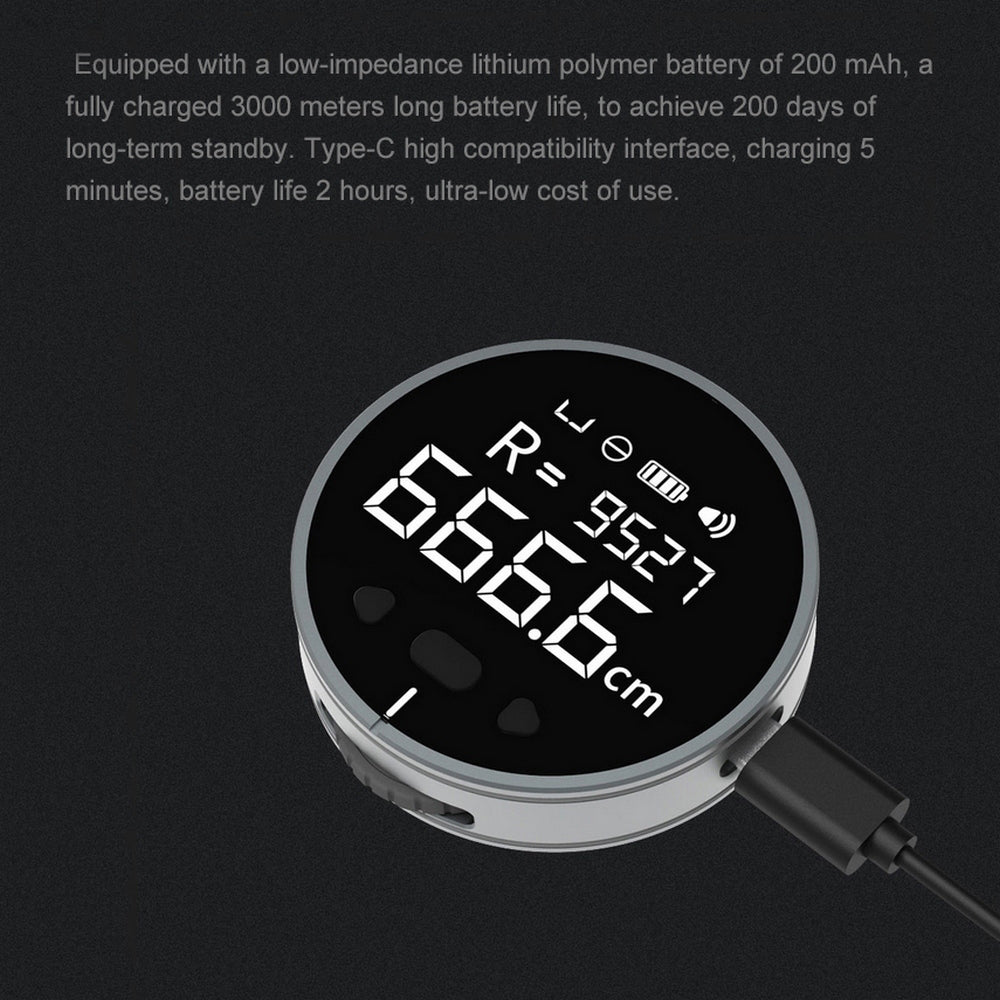 Digital Measuring Ruler – High Precision Electronic Tape Measure with LCD Display for Distance Measurement