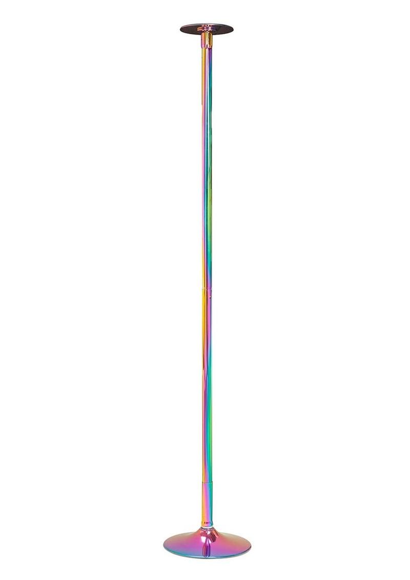 Power Pole Pro Professional Portable Exercise and Dance Spinning Pole Extends Up