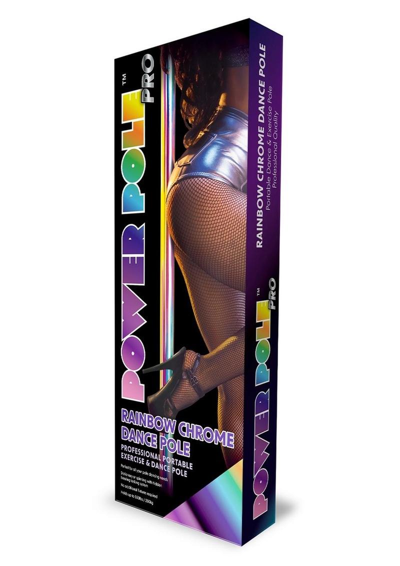 Power Pole Pro Professional Portable Exercise and Dance Spinning Pole Extends Up