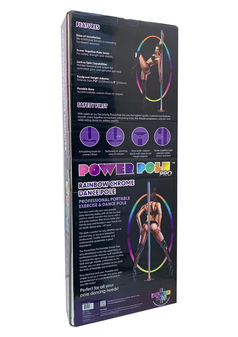 Power Pole Rainbow Chrome Pole