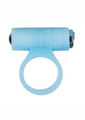 Powerbullet Cosmic Ring Rechargeable Silicone Vibrating Cock Ring - Glow In