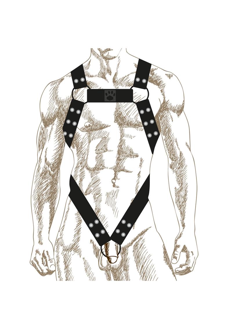 Prowler Red Butch Body Harness