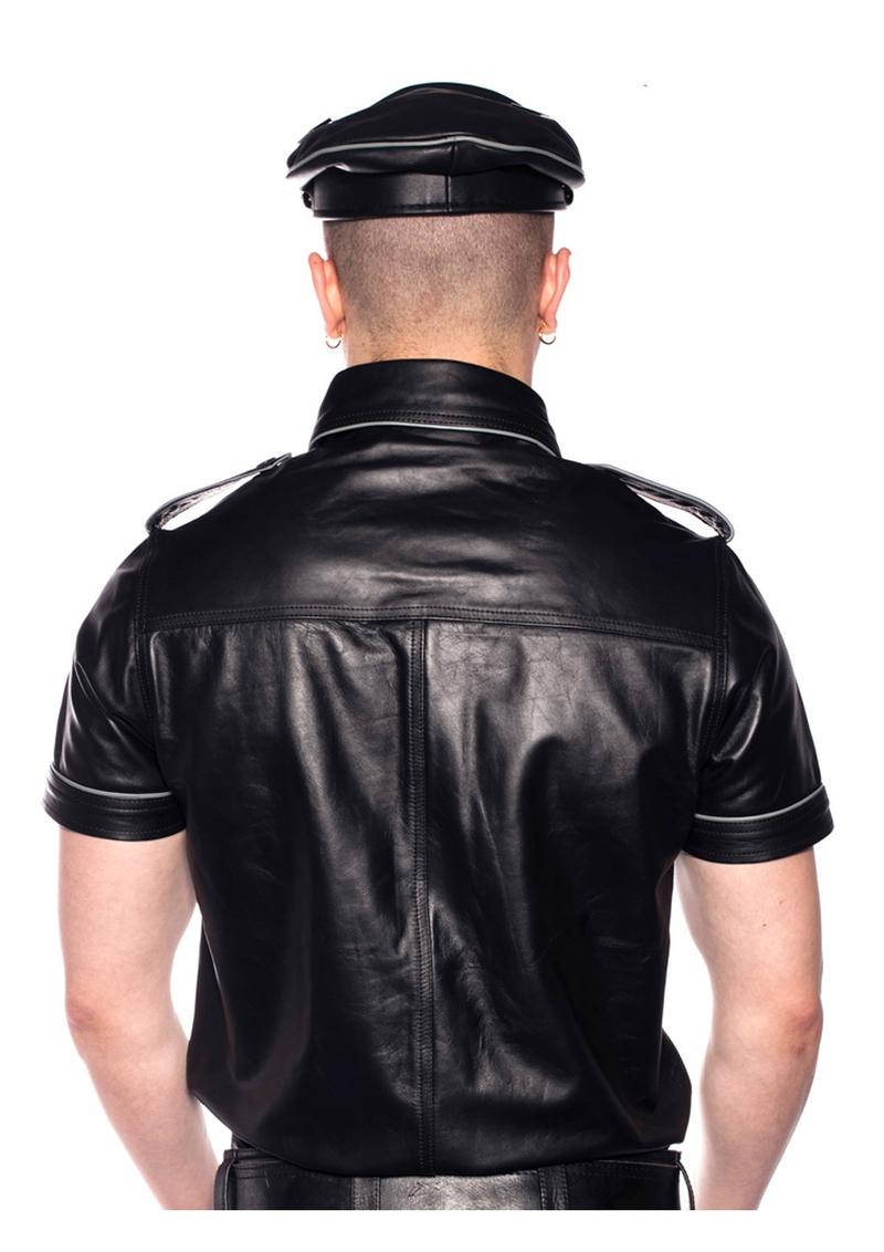 Prowler Red Police Shirt Piped