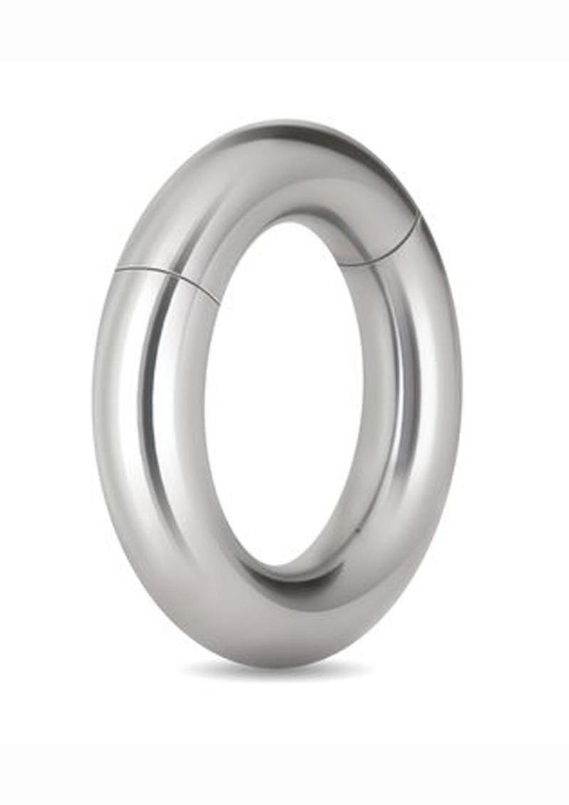 Prowler Red Stainless Steel Magnetic Cock Ring