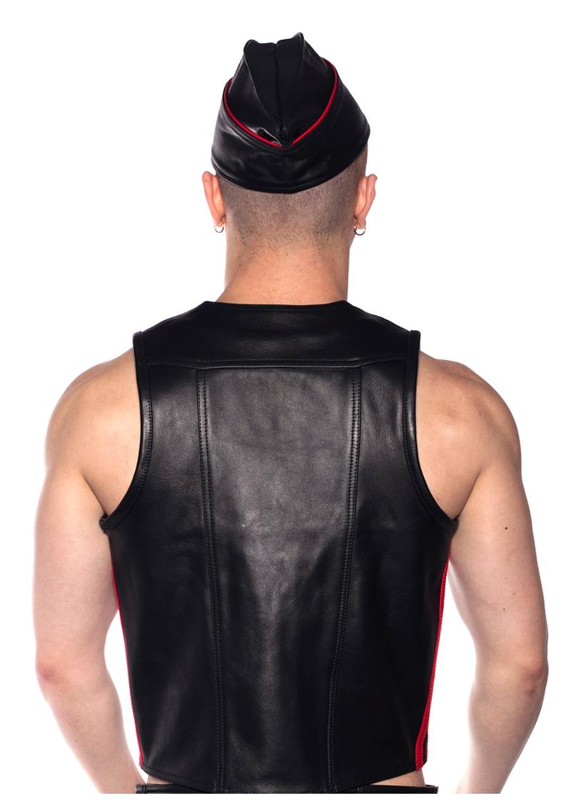 Prowler Red Waistcoat Stripe