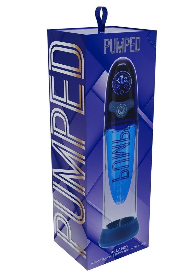 Pumped Aqua Pro Submersible Automatic Rechargeable Silicone Ai Tech Enhanced Penis Pump