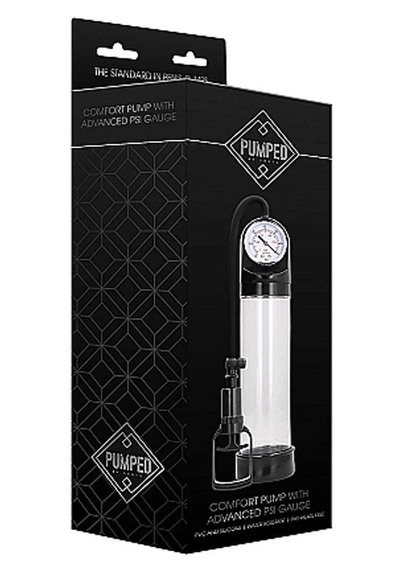 Pumped By Shots Comfort Penis Pump with Advanced Psi Gauge