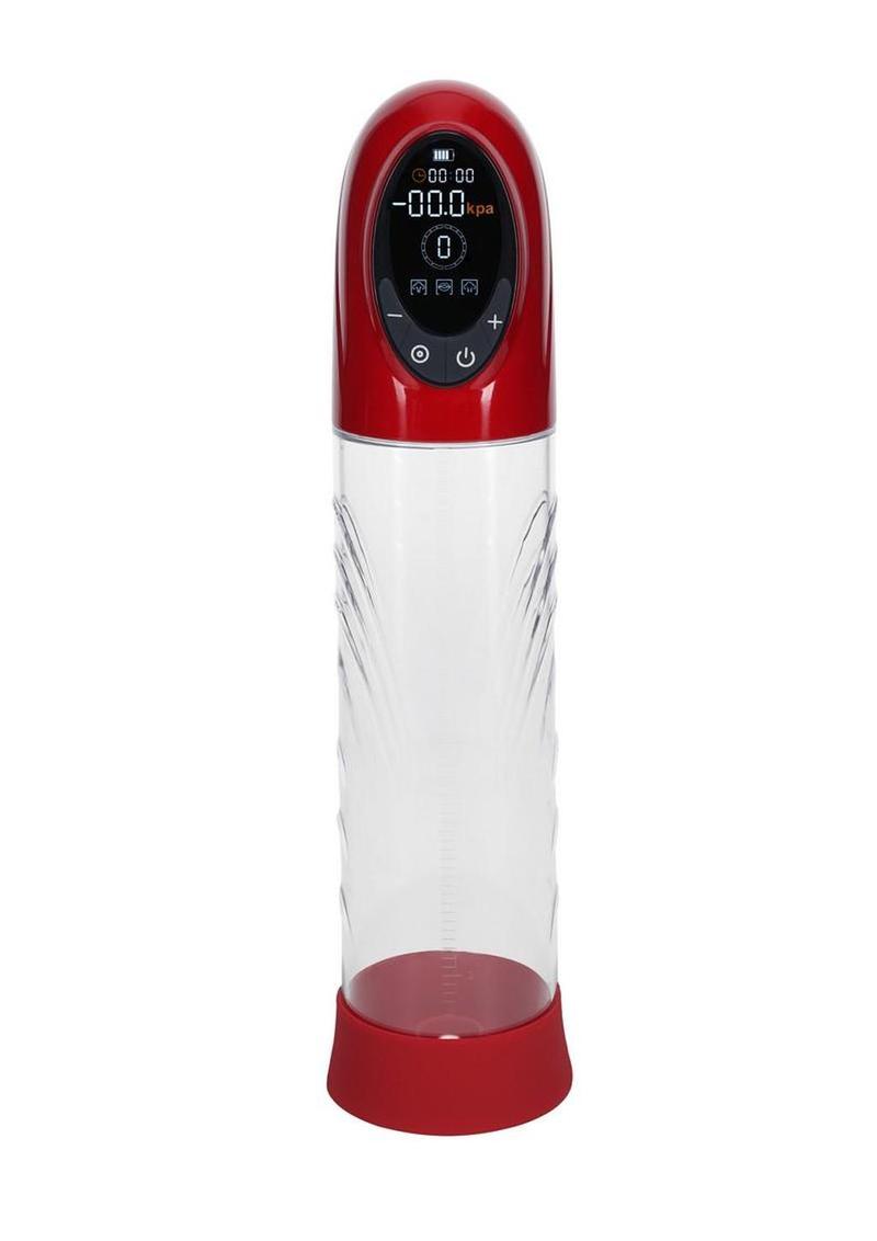 Pumped Cyberpulse 13 Function Automatic Rechargeable Penis Pump - Metallic