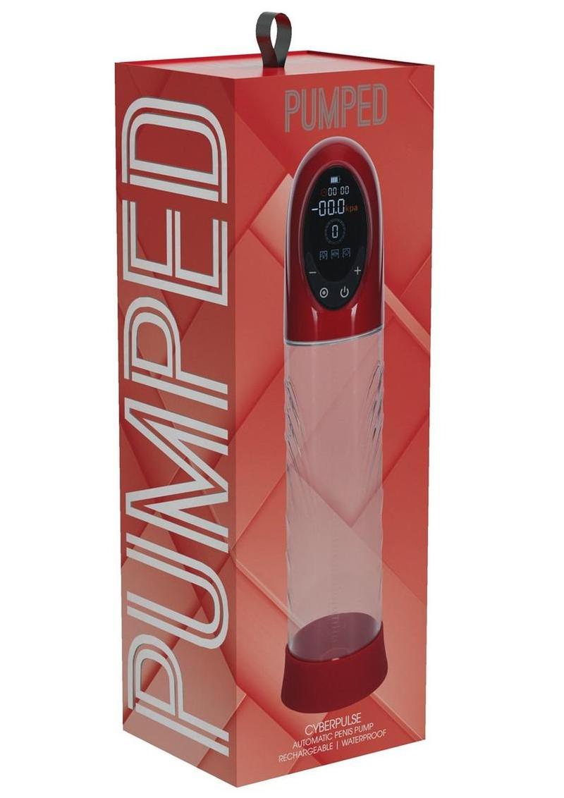 Pumped Cyberpulse 13 Function Automatic Rechargeable Penis Pump - Metallic