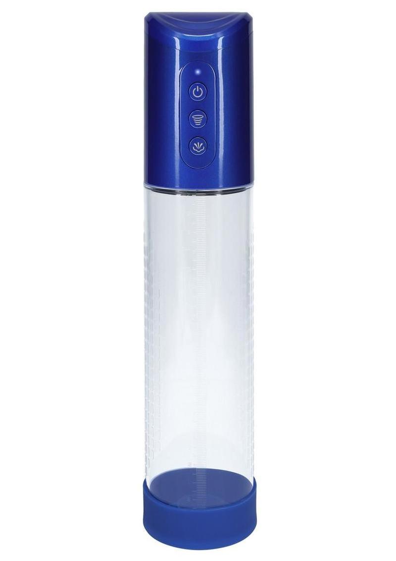 Pumped Hyperpump 3 Function Automatic Rechargeable Penis Pump - Metallic