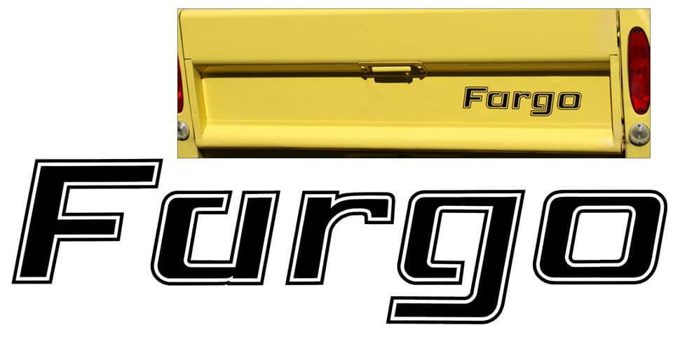 1974-80 Dodge Fargo Tailgate Decal
