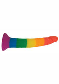 Rainbow Power Drive Strap-On Dildo with Harness