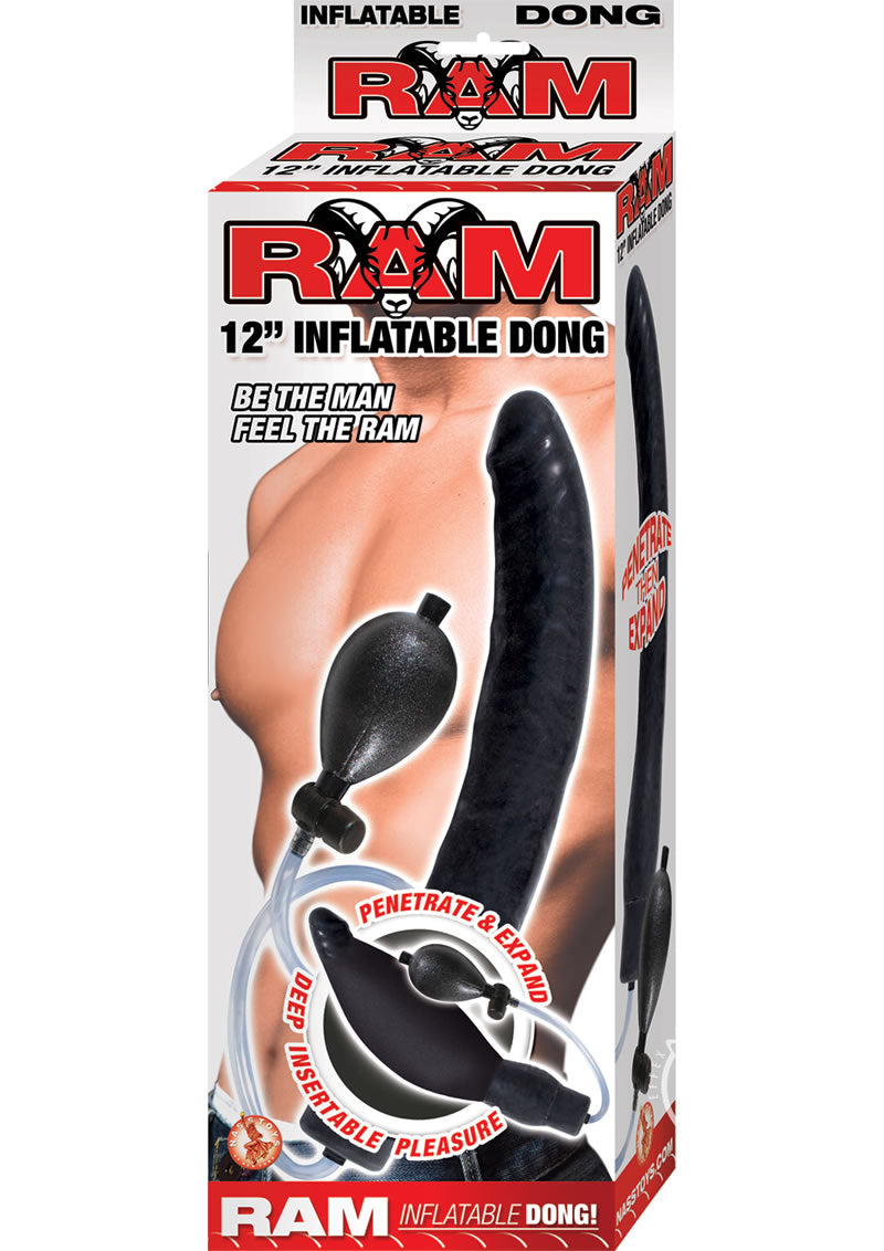 Ram Inflatable Latex Dildo