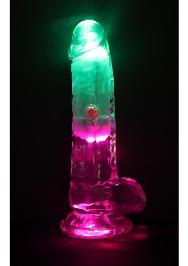 Realrock Vibrating Led Wireless Rechargeable Remote Control Cock with Balls