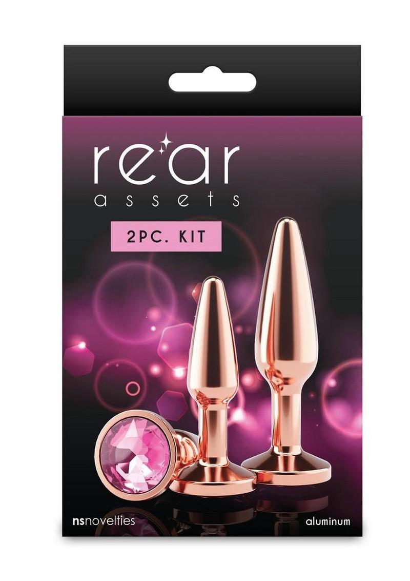 Rear Assets Tapered Trainer Chrome Plated Anal Plugs Kit