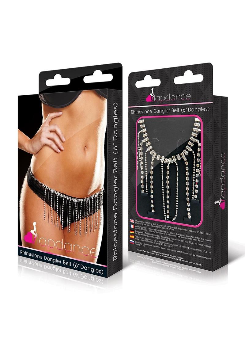 Rhinestone Dangler Belt